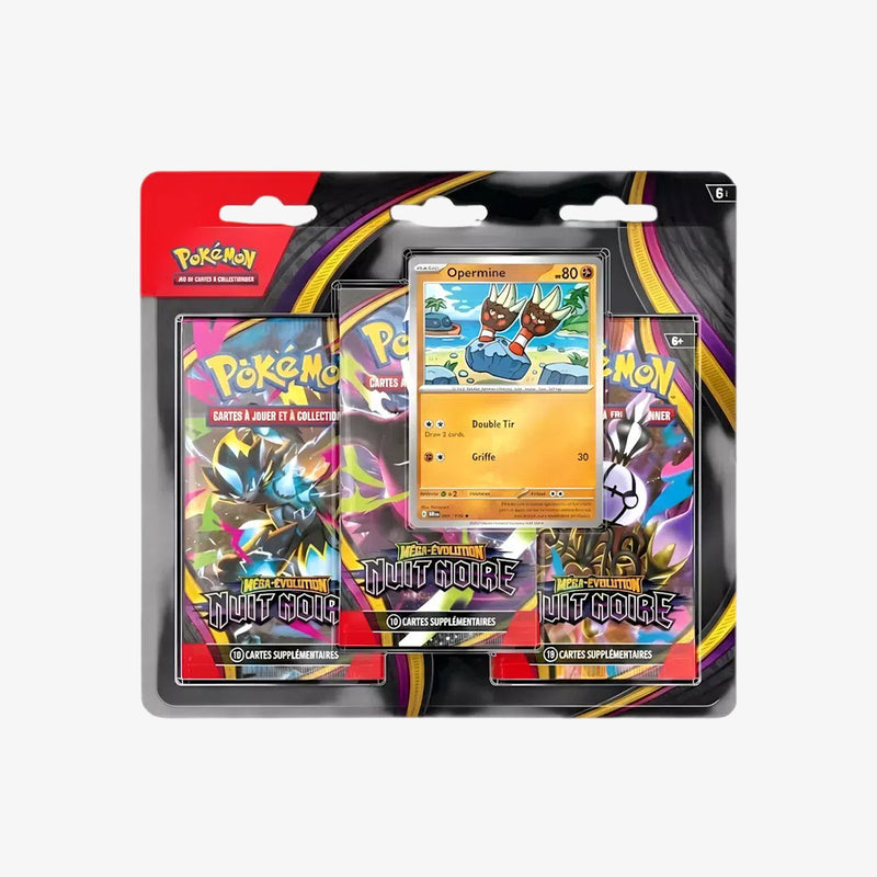 ME05 Pitch Black Tripack Blister